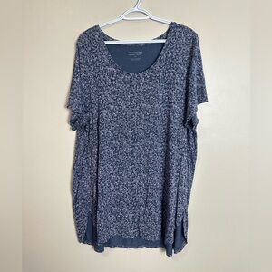 Penningtongs Size 2X Floral Print Women's Top